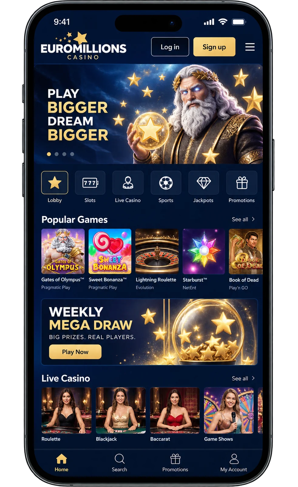 Die EuroMillions Casino App